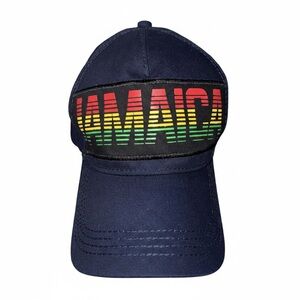 Jamaica Rasta Reggae Snapback Hat Laid-Back Vintage Classics Blue Adjustable Cap